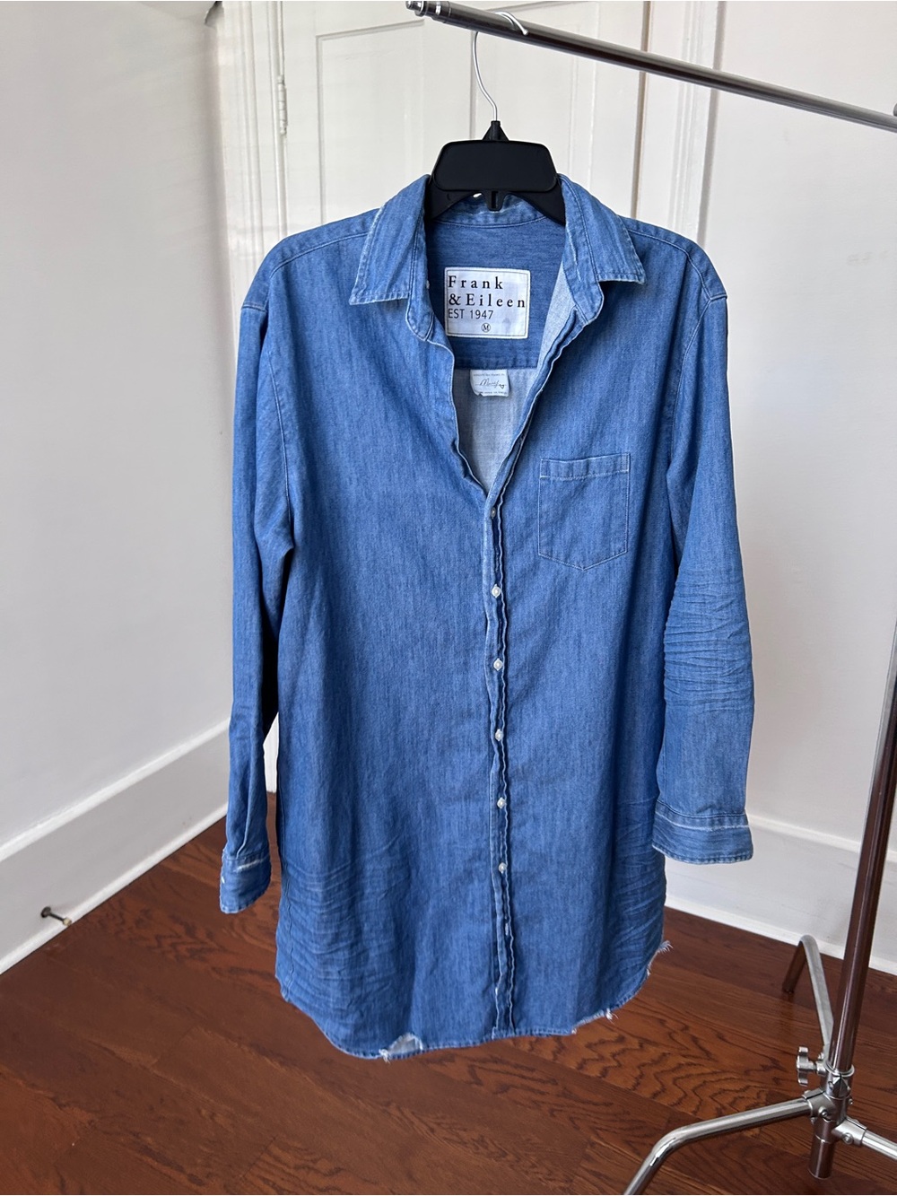 Frank & Eileen Mary Heritage Denim Shirtdress Blue Size M